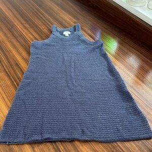 Garnet Hill Kids Charcoal Knit Top